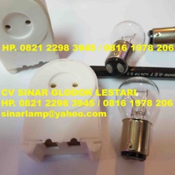 Fitting TL PER dan Lampu Bayonet B15D 24V 21W